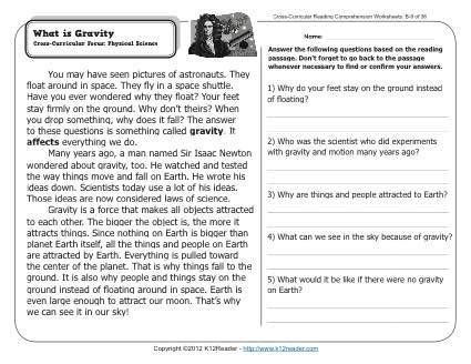 9th Grade Reading Comprehension Worksheets With Answers