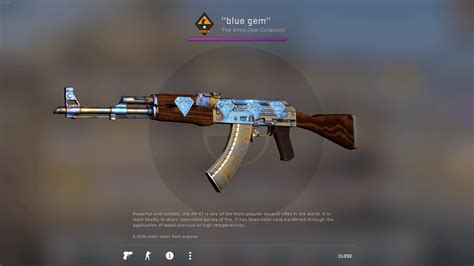 AK-47 blue gem case hardened : r/counterstrike