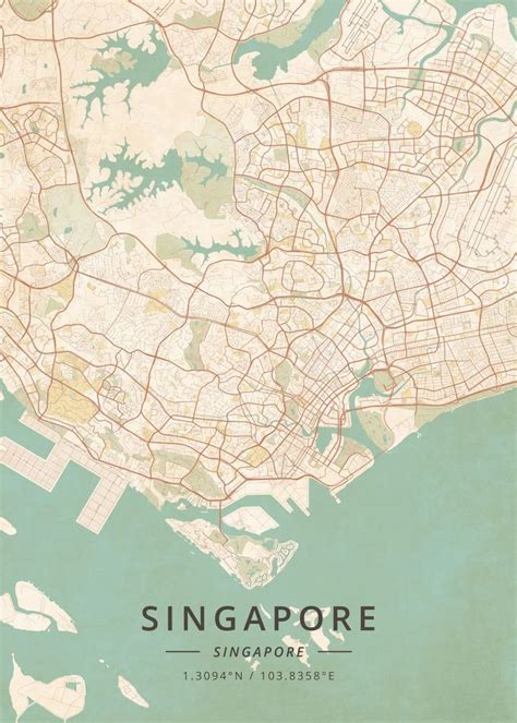 'Singapore Singapore' Poster, picture, metal print, paint by Designer ...