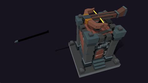 Fantasy Archer Tower - Low Poly 3D Game Asset - Download Free 3D model ...