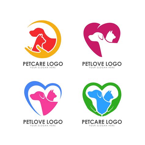 pet care logo design template 2526012 Vector Art at Vecteezy