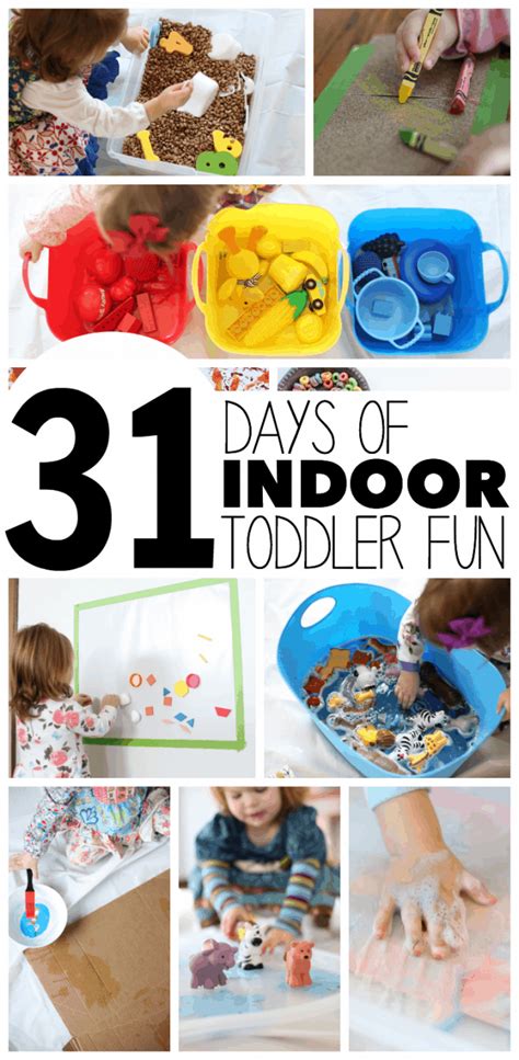 31 Days Of Indoor Activities For Toddlers I Can Teach My Child