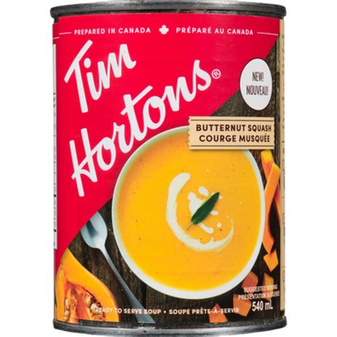 Tim Hortons Soup Butternut Squash 540 ml - Voilà Online Groceries & Offers