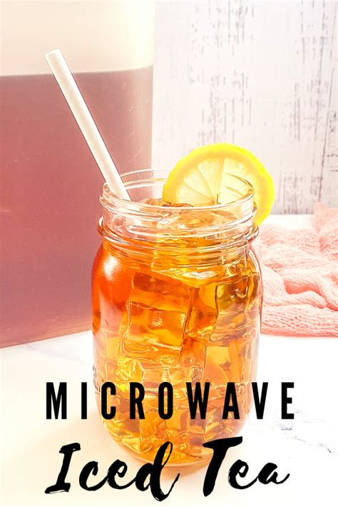 How to make Microwave Iced Tea | Just Microwave It