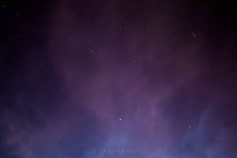 Purple Haze Clouds Starry Night View in Stunning Photo | Space