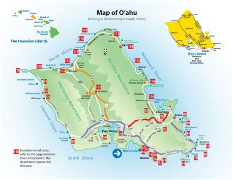 Printable Tourist Map Of Oahu