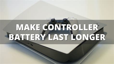 How to make the battery of your PS5 controller last longer