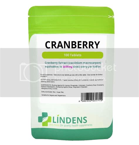 Cranberry Juice 5000mg Tablets (100 pack) cystitis urinary health, sore ...