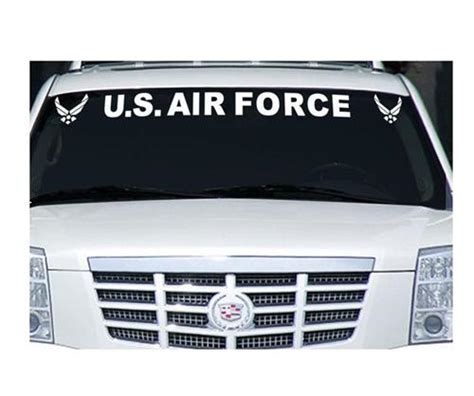 Us Air Force Windshield Banner Decal Sticker | Custom Made In the USA ...