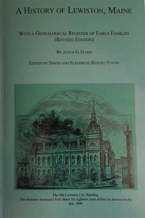 Reference: A History of Lewiston, Maine