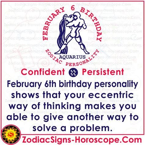 February 6 Zodiac – Complete Birthday Personality and Horoscope ...