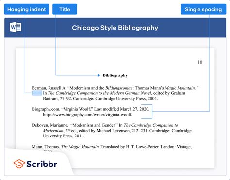 how to write a bibliography for a website chicago style