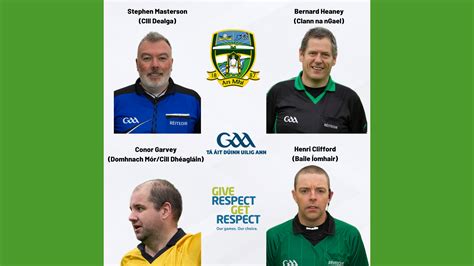 2022 Meath Hurling Championship Finals Referees - Meath G.A.A.