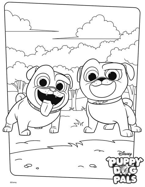 Puppy Dog Pals Coloring Pages - Best Coloring Pages For Kids