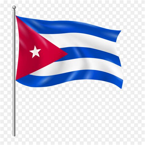 Cuba flag waving vector on transparent background PNG - Similar PNG