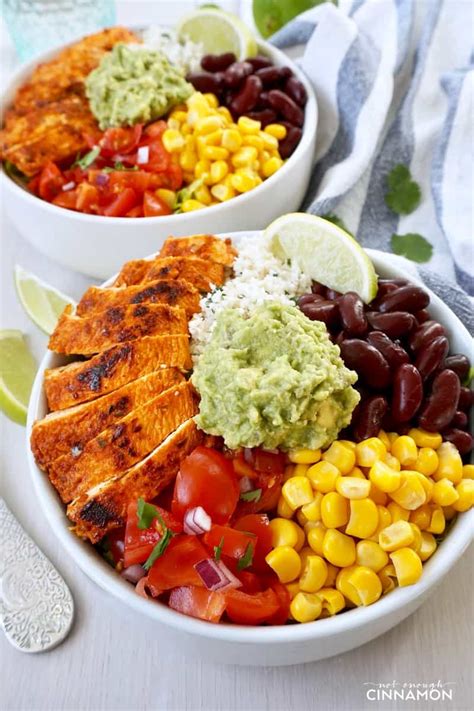 Chipotle's Chicken Burrito Bowl with Cilantro Lime Cauliflower Rice