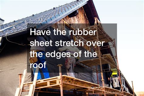 Waterproofing a Flat Roof With Rubber - Diy Index