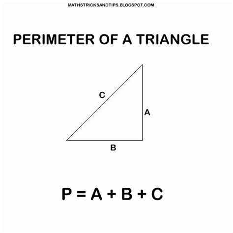 Perimeter of a Triangle ~ Maths Tricks and Tips