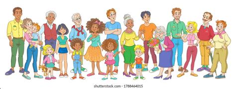 Multicultural Family Clipart - Iurd Gifs