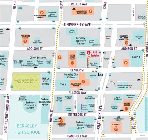 Uc Berkeley Campus Map - Blank Map