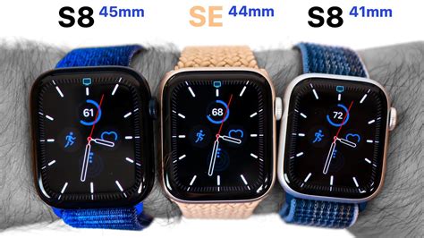 Apple Watch Series 8 (41mm vs 45mm) vs Apple Watch SE - Full Comparison ...