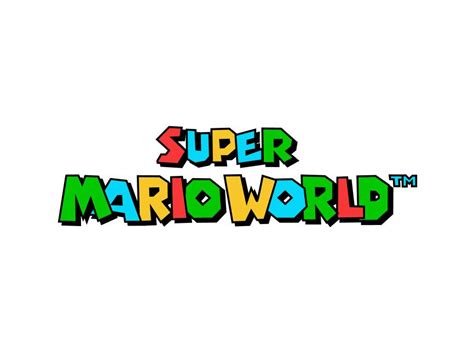 Super Mario World Logo PNG vector in SVG, PDF, AI, CDR format