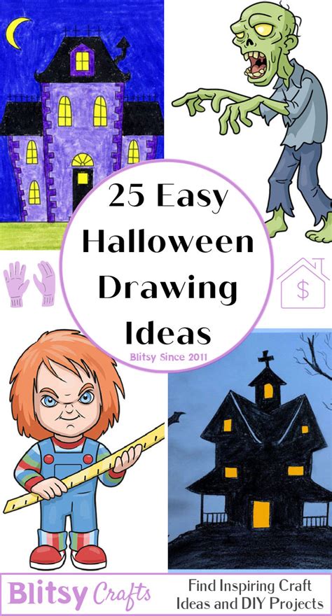 25 Easy Halloween Drawing Ideas - How to Draw Halloween