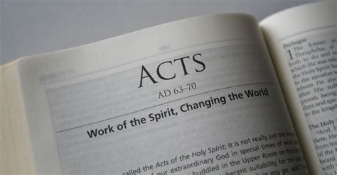 Acts - Bible Book Chapters and Summary - New International Version