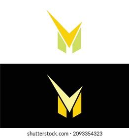 Vector Logo Letter M Sport Stock Vector (Royalty Free) 2093354323 ...