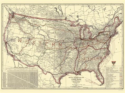 United States Transportation Lines 1921 - 23 x 30 - Walmart.com ...