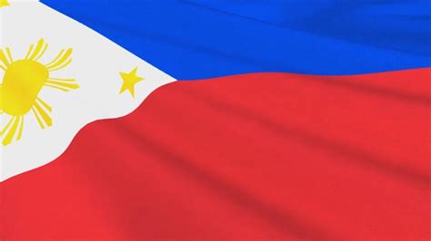 Waving Filipino Flag