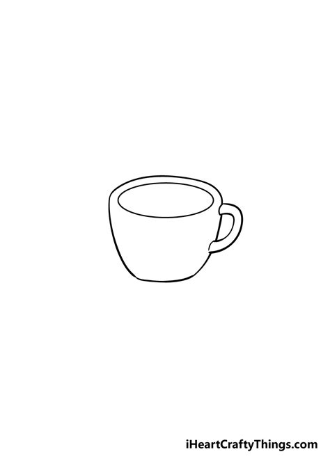 Coffee Cup Drawing - How To Draw A Coffee Cup Step By Step