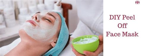 DIY Peel off face mask for facial with or without gelatin, glue, charcoal