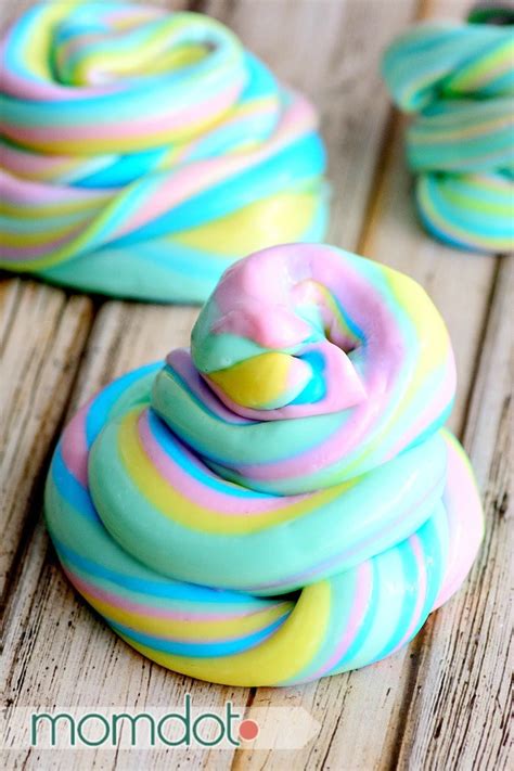 Unicorn Poop Slime Recipe - MomDot