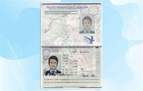 UK Passport Template (New Edition) – PSD Photoshop File