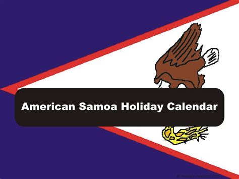 Flag Of American Samoa - Meaning And History