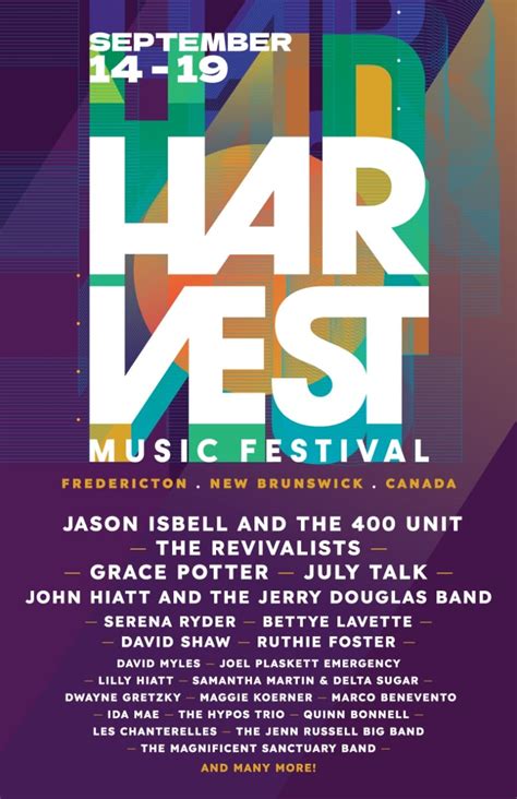 Harvest Music Festival 30th anniversary, Sept. 14-19 | CBC News