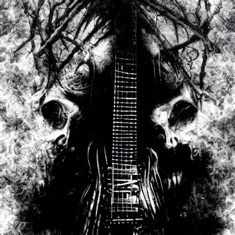 image of the Black Metal Music Spirit, darkness ambient, evil am ...