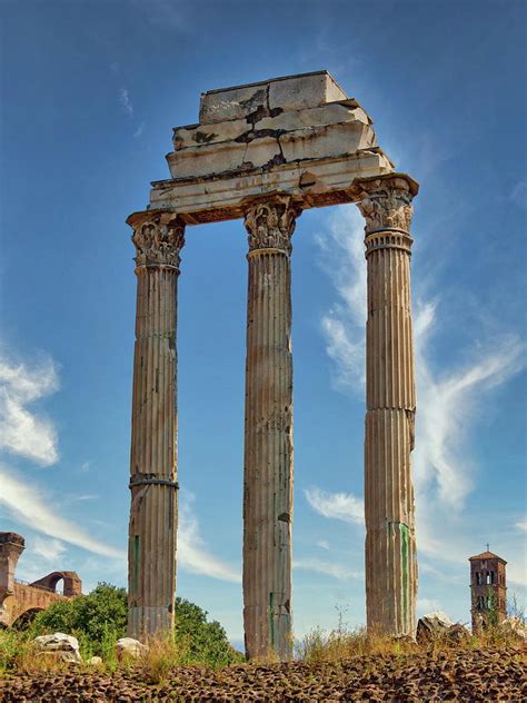 Temple of Castor and Pollux Photograph by Anthony Dezenzio