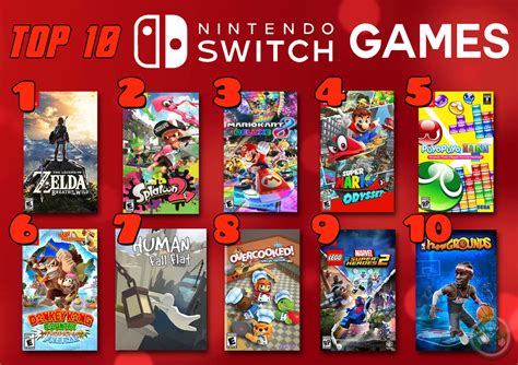 Top 10 Nintendo Switch Games | Top 10 Week 2018 keeps rollin… | Flickr