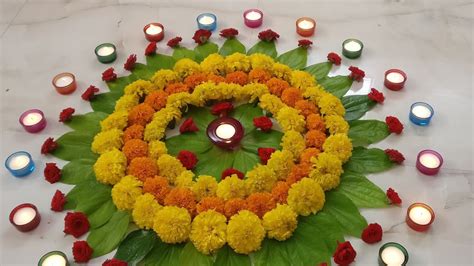 Ideas For Flower Rangoli | Best Flower Site