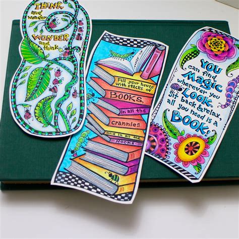 Free Dr. Seuss Inspired Coloring Bookmarks for National Read Across ...