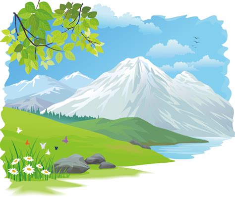 Hills clipart nature scenery, Hills nature scenery Transparent FREE for ...