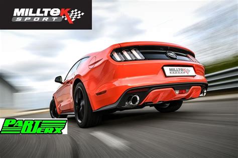 Ford Mustang 2.3 EcoBoost Milltek Sport Cat Back Exhaust System ...