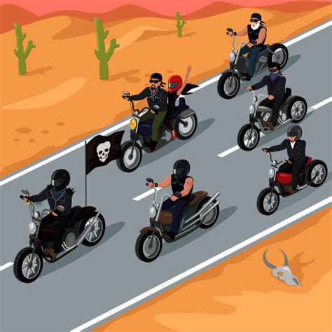 Motorcycle Gang Illustrations, Royalty-Free Vector Graphics & Clip Art ...