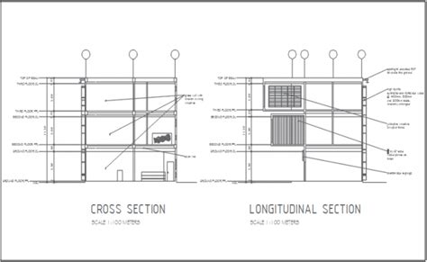 Longitudinal Section Plan