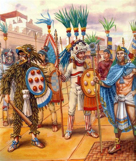 Aztec warriors More Aztec Empire, Ancient Aztecs, Aztec Culture, Mayan ...