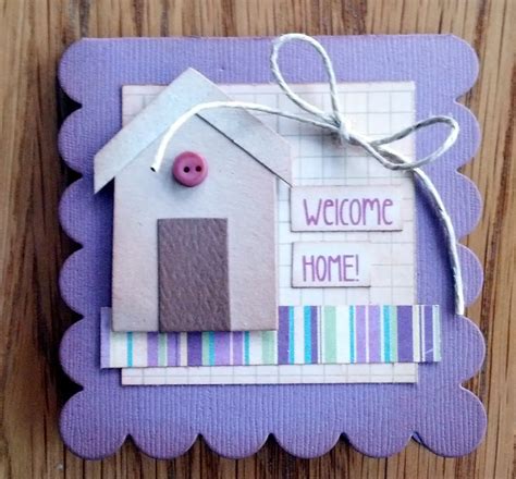 Of Cats and Cardstock: Old Product: Welcome Home Card