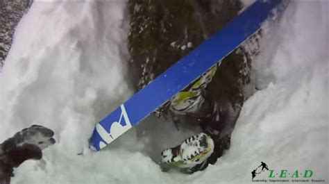 Watch a Nail-Biting Rescue of a Skier Trapped in a "Tree Well"