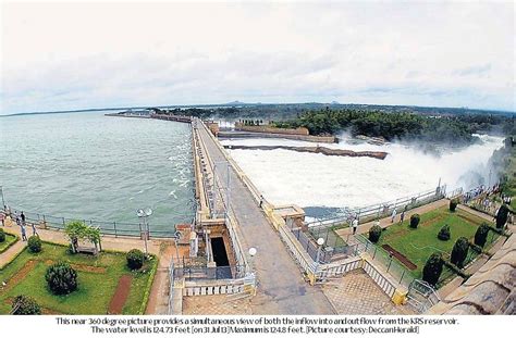 Krishna Raja Sagar Dam in Mandya, Mysore